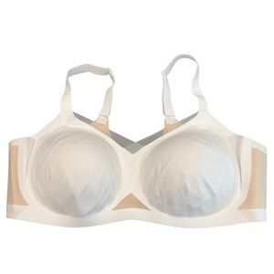 Honeylove 3XL crossover bra white tan